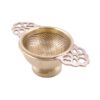 Brass Tea Strainer Mesh Grill design 60mm #3796 Patine finish
