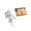 Brass Handmade Cupboard Drawer Lock 50mm #2683 - Image 4
