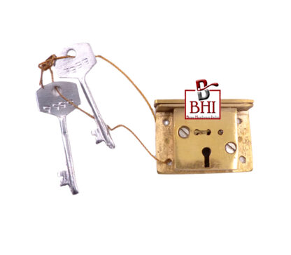 Brass Handmade Cupboard Drawer Lock 50mm #2683 - Image 5