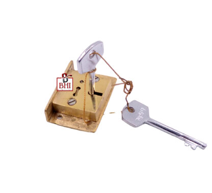Brass Handmade Cupboard Drawer Lock 50mm #2683