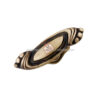 Brass Ornate Sprung Window Handle 90mm #2555 - Image 3