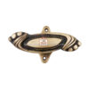 Brass Ornate Sprung Window Handle 90mm #2555 - Image 4