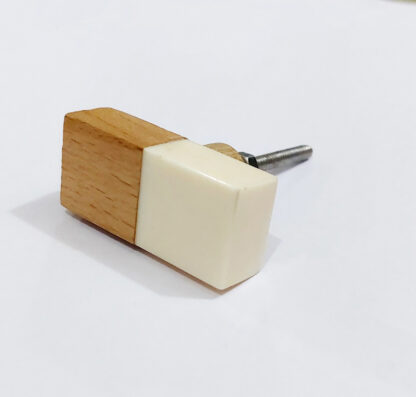 Cabinet Knob Wood Resin 48mm #6698  (Set of 6 Pcs)