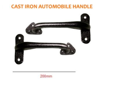 Cast Iron Door Handle (Left & Right) 200mm #6360 - Image 3