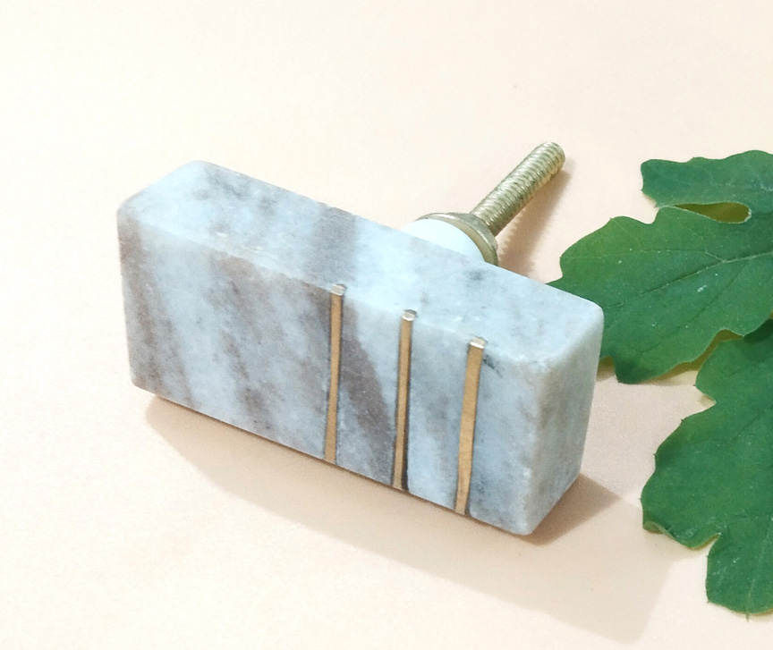 Cabinet Knob Marble 50mm #6597 (Set of 6 Pcs)