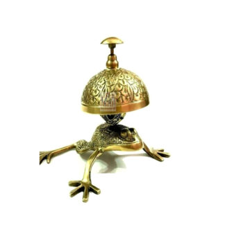 Brass Bell decorative-nautical-antique-bell-frog-desk calling bell # 6863