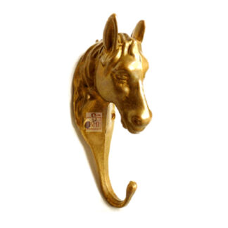Brass Animal Coat Hook"Horse Head" Style # 7034
