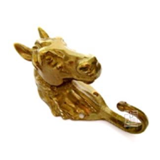Brass Animal Coat Hook "Horse Head" Style 250mm #7035