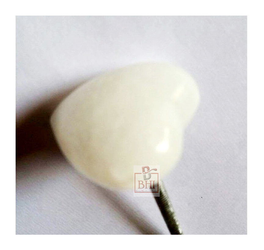 Marble Heart Shape Cabinet Knobs 45mm #7071 (Set of 6 Pcs)