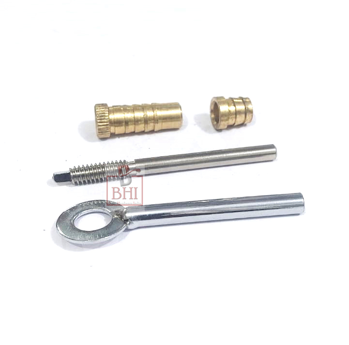 Brass Sash Lock With Key # 7116 - Image 3