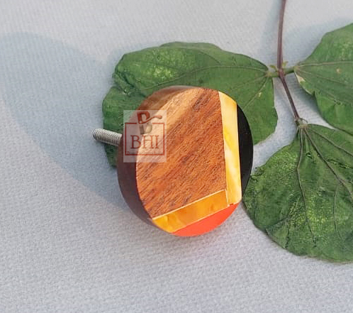 Cabinet Knob Wood 48mm #7152 (Set of 6 Pcs)