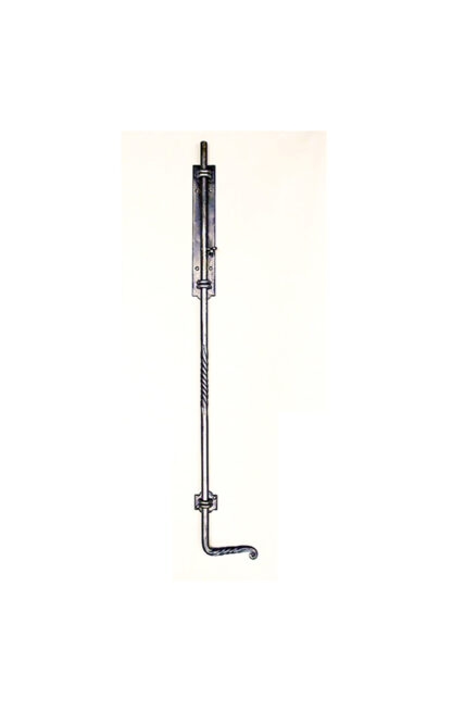 Hand Forged Wrought Iron Door Bolt # 6852