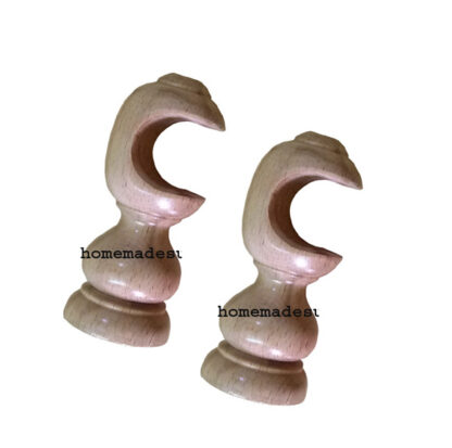 Curtain Support Brackets Wooden #2732