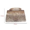 Metal Horn & Brass Women's Beautiful Handbag Party Bridal Clutch Purse Trend Overseas Girls/Women Handle Clutch Horn & Brass metal bag Ethnic Clutch 187mm #8995 - Image 2