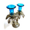 Silver Antique Candle Stand Palm Tree 200mm #MD-106 - Image 3