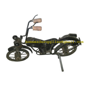 Toy MotorCycle Wrought Iron Wooden Home Decoration Handicrafts #31049