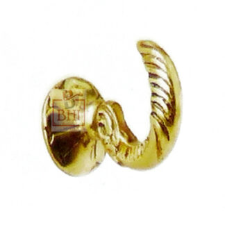 Brass Curtain Tie Hook #7330