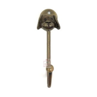 Cast Iron Animal Coat Hook"Dogs Head"Style 125mm #7461 Antique Finish
