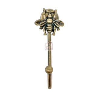 Cast Iron Animal Coat Hook"BEE" Style 130mm #7471 Antique Finish