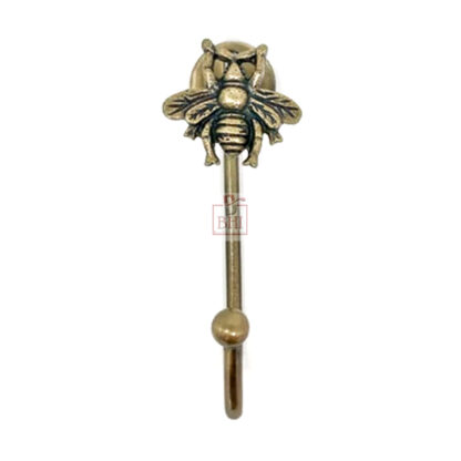 Cast Iron Animal Coat Hook"BEE" Style 130mm #7471 Antique Finish