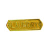 Brass "LAUNDRY " Sign Plaque Door Wall Fence Post Cafe Shop Pub Hotel Bar Work Polish Brass Finish 150mm #872