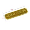 Brass "CABALLEROS" Sign Plaque Door Wall Fence Post Cafe Shop Pub Hotel Bar Work Polish Brass Finish 120mm #878 - Image 2