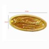 Brass House Sign Placque Personalised Door Number Custom Made for Your Address Home Room Modern Floating Acrylic Long Lasting Weatherproof Sign Polish Brass Finish 65mm #900 - Image 2