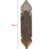 Cast Iron Finger Push Plate Dome 365mm #1385 - Image 2