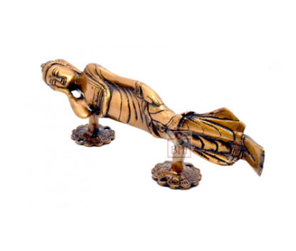 Brass Door Pull Handle Buddha  #7554