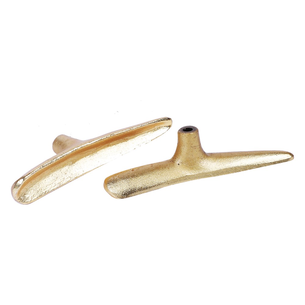 Cast Iron Cabinet Knob #7567 Polish Brass (Set of 6 Pcs)