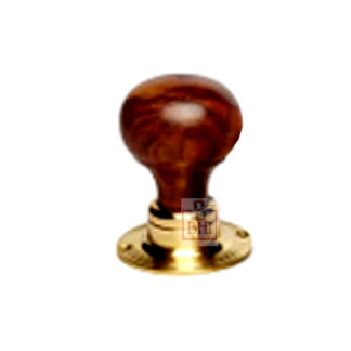 BEEHIVE REEDED KNOB ON FLAT REEDED ROSE #7637