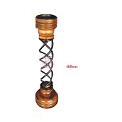 Wooden Candle Holder 450mm #7647 - Image 2