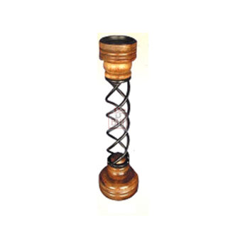 Wooden Candle Holder 375mm #7647