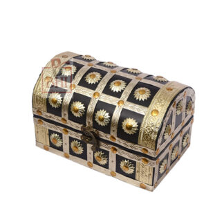 Wood Jwellery Box/Trunk #7649