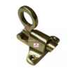 Brass Door Latch,Self-Closing Latches,Spring gate Lock with Screws,Spring Sliding Barrel Door Latch,Window Bolt Gate Latch, Brass Automatic Door Lock for Wooden Fence Yard Shed Polish Brass Finish 60mm #2289 - Image 4
