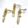 Brass Mort ice Lever Door Handle on Plate 280mm #1289 - Image 5
