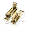 Sash Window Turn Latch Set Brass 70mm #7802 - Image 2