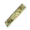 Traditional Vintage Polished Brass Flush Pull Door Handle Sliding Door Flush Handle with Fixing Screw for Drawer Cabinet Wardrobe Sliding Doors 85mm #7814 - Image 9
