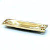 Traditional Vintage Polished Brass Flush Pull Door Handle Sliding Door Flush Handle with Fixing Screw for Drawer Cabinet Wardrobe Sliding Doors 85mm #7814 - Image 8