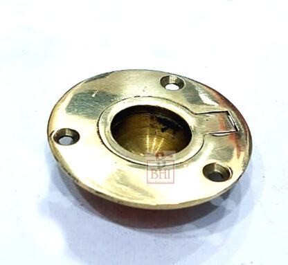 Drawer Ring Pull Brass 50mm Dia #7852