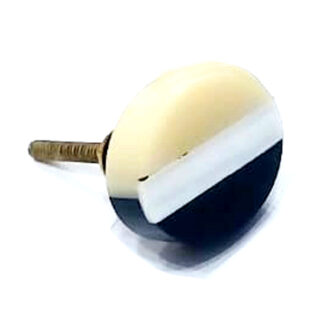 7906 (1) Cabinet Knob Resin & Mop 40mm #7906 (Set of 6 Pcs)