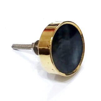 Cabinet Knob Brass & Resin 38mm #7931 (Set of 6 Pcs)