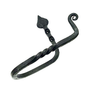Toilet Paper Holder Heart Forged Iron 160mm #8052