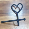 Wrought Iron Metal Toilet Roll Holder for Bathroom Toilet Wall Mount Handmade Bathroom Lavatory Toilet Paper Holder Wall Mount Black Finish 160mm #8053 - Image 4