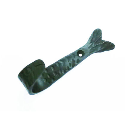 Hand Forged Iron Coat Hook-Fish 102mm #8075 - Image 3