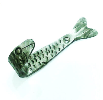 Hand Forged Iron Coat Hook-Fish 102mm #8075