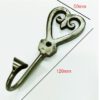 Hand Forged Iron Coat Hook 120mm #8077 - Image 2