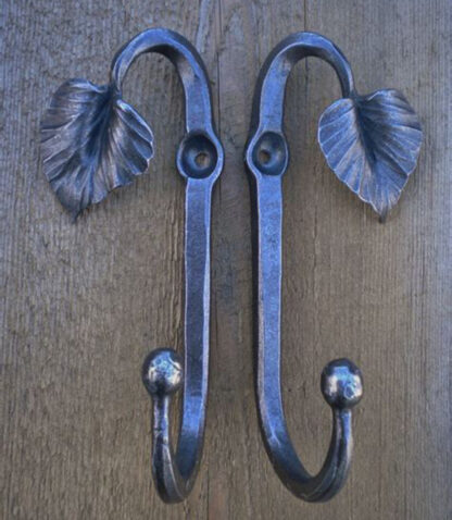 Hand Forged Iron Coat Hook 120mm #8080 - Image 3