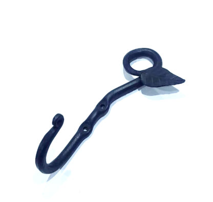 Hand Forged Iron Coat Hook 150mm #8086