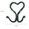 Hand Forged Iron Coat Hook 105mm #8090 - Image 2